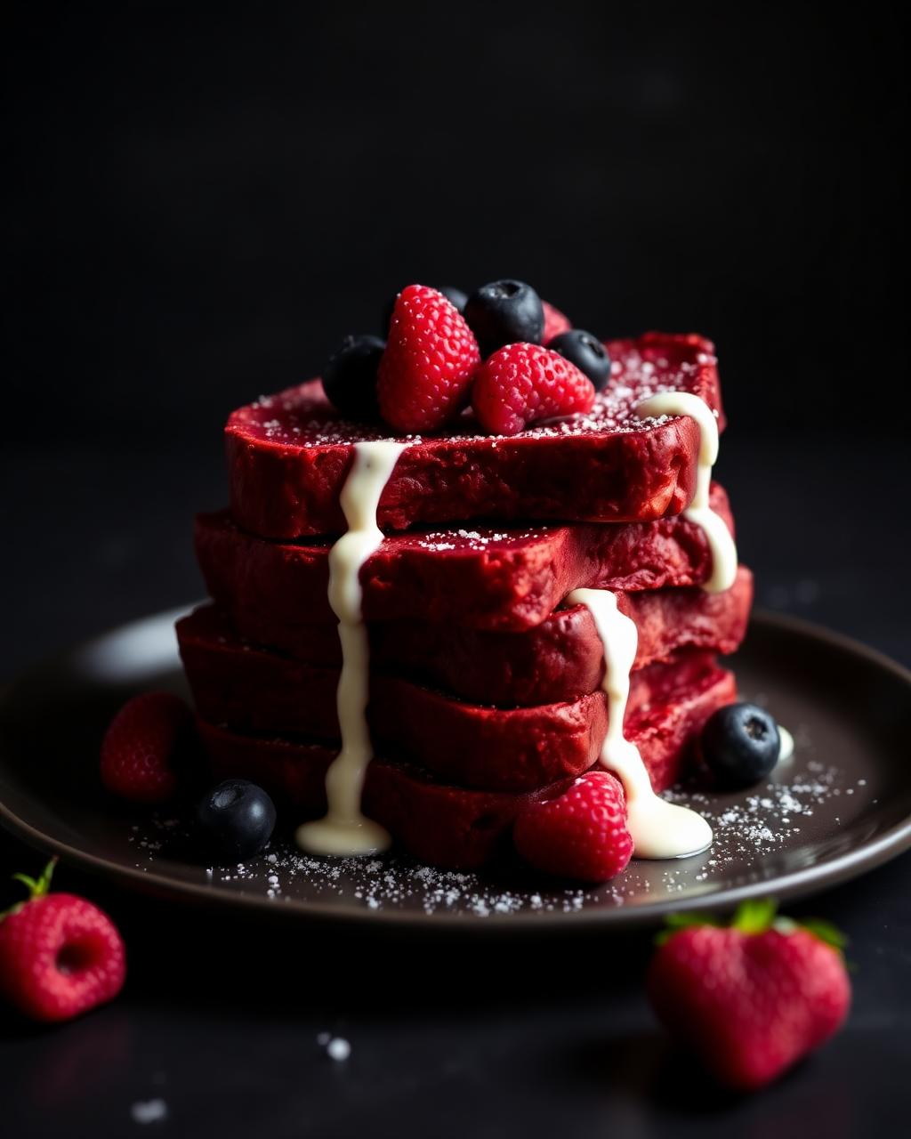 Red Velvet French Toast